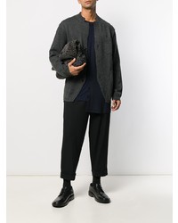 dunkelblaues Langarmshirt von Yohji Yamamoto