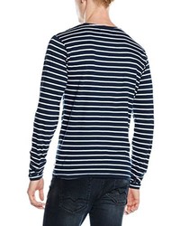 dunkelblaues Langarmshirt von Bellfield