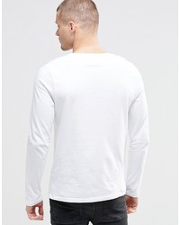 dunkelblaues Langarmshirt von Asos