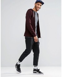 dunkelblaues Langarmshirt von Asos