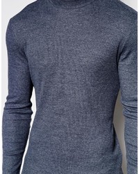 dunkelblaues Langarmshirt von Asos