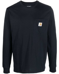 dunkelblaues Langarmshirt von Carhartt WIP