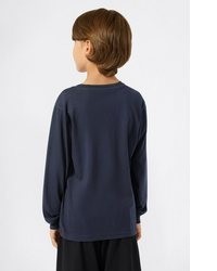 dunkelblaues Langarmshirt von Champion