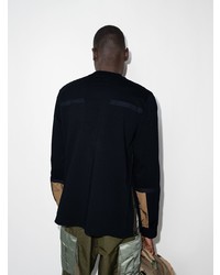 dunkelblaues Langarmshirt von Sacai