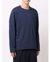 dunkelblaues Langarmshirt von Comme Des Garcons SHIRT