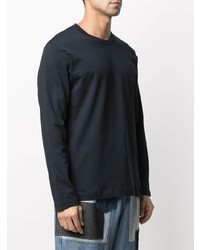 dunkelblaues Langarmshirt von Comme Des Garcons SHIRT