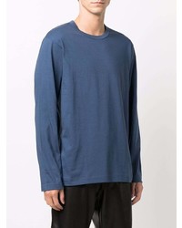 dunkelblaues Langarmshirt von Comme Des Garcons SHIRT