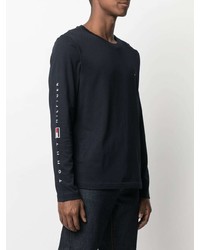 dunkelblaues Langarmshirt von Tommy Hilfiger