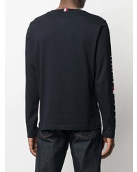 dunkelblaues Langarmshirt von Tommy Hilfiger