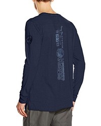 dunkelblaues Langarmshirt von Geographical Norway