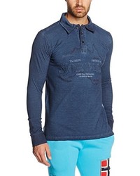 dunkelblaues Langarmshirt von Geographical Norway