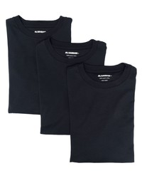 dunkelblaues Langarmshirt von Jil Sander