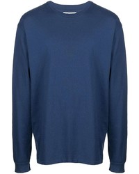 dunkelblaues Langarmshirt von John Elliott