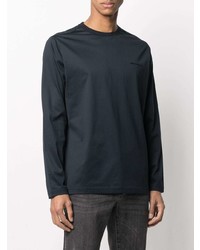 dunkelblaues Langarmshirt von Karl Lagerfeld