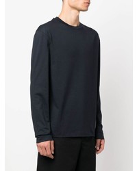 dunkelblaues Langarmshirt von Jil Sander