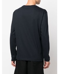 dunkelblaues Langarmshirt von Jil Sander