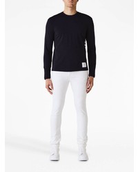 dunkelblaues Langarmshirt von Thom Browne