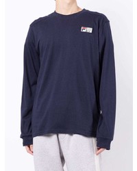 dunkelblaues Langarmshirt von Fila