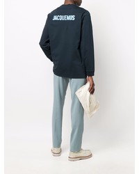 dunkelblaues Langarmshirt von Jacquemus