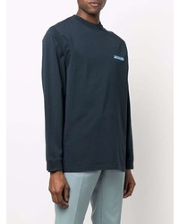 dunkelblaues Langarmshirt von Jacquemus