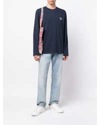 dunkelblaues Langarmshirt von A.P.C.