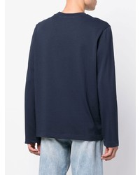 dunkelblaues Langarmshirt von A.P.C.