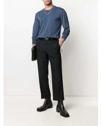 dunkelblaues Langarmshirt von Tom Ford