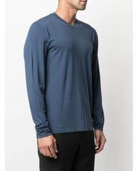 dunkelblaues Langarmshirt von Tom Ford