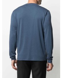 dunkelblaues Langarmshirt von Tom Ford