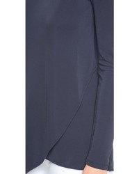 dunkelblaues Langarmshirt von DKNY