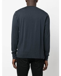 dunkelblaues Langarmshirt von Tom Ford