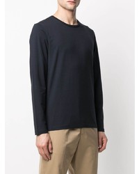 dunkelblaues Langarmshirt von Jil Sander