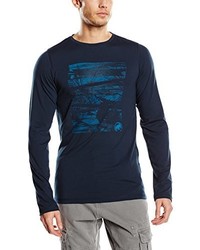 dunkelblaues Langarmshirt von Mammut