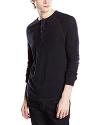 dunkelblaues Langarmshirt von Marc O'Polo Denim