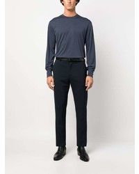 dunkelblaues Langarmshirt von Tom Ford