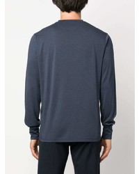 dunkelblaues Langarmshirt von Tom Ford