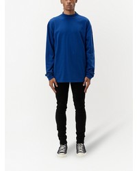 dunkelblaues Langarmshirt von John Elliott