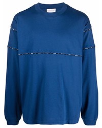 dunkelblaues Langarmshirt von Moncler