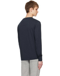 dunkelblaues Langarmshirt von Tom Ford