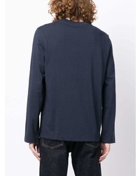 dunkelblaues Langarmshirt von A.P.C.