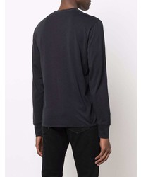 dunkelblaues Langarmshirt von Tom Ford