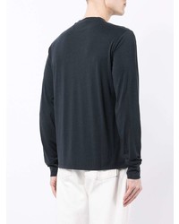 dunkelblaues Langarmshirt von Tom Ford