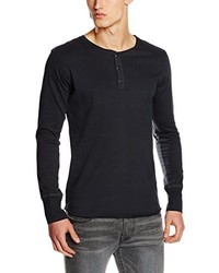 dunkelblaues Langarmshirt von Sky Rebel