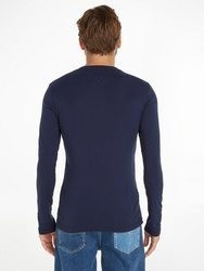 dunkelblaues Langarmshirt von Tommy Jeans