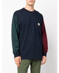 dunkelblaues Langarmshirt von Carhartt WIP