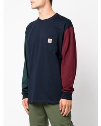 dunkelblaues Langarmshirt von Carhartt WIP