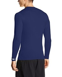 dunkelblaues Langarmshirt von Uhlsport