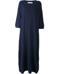 dunkelblaues Maxikleid von Societe Anonyme