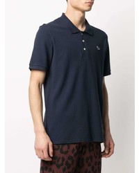 dunkelblaues Polohemd von MAISON KITSUNÉ