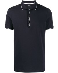 dunkelblaues Polohemd von Armani Exchange